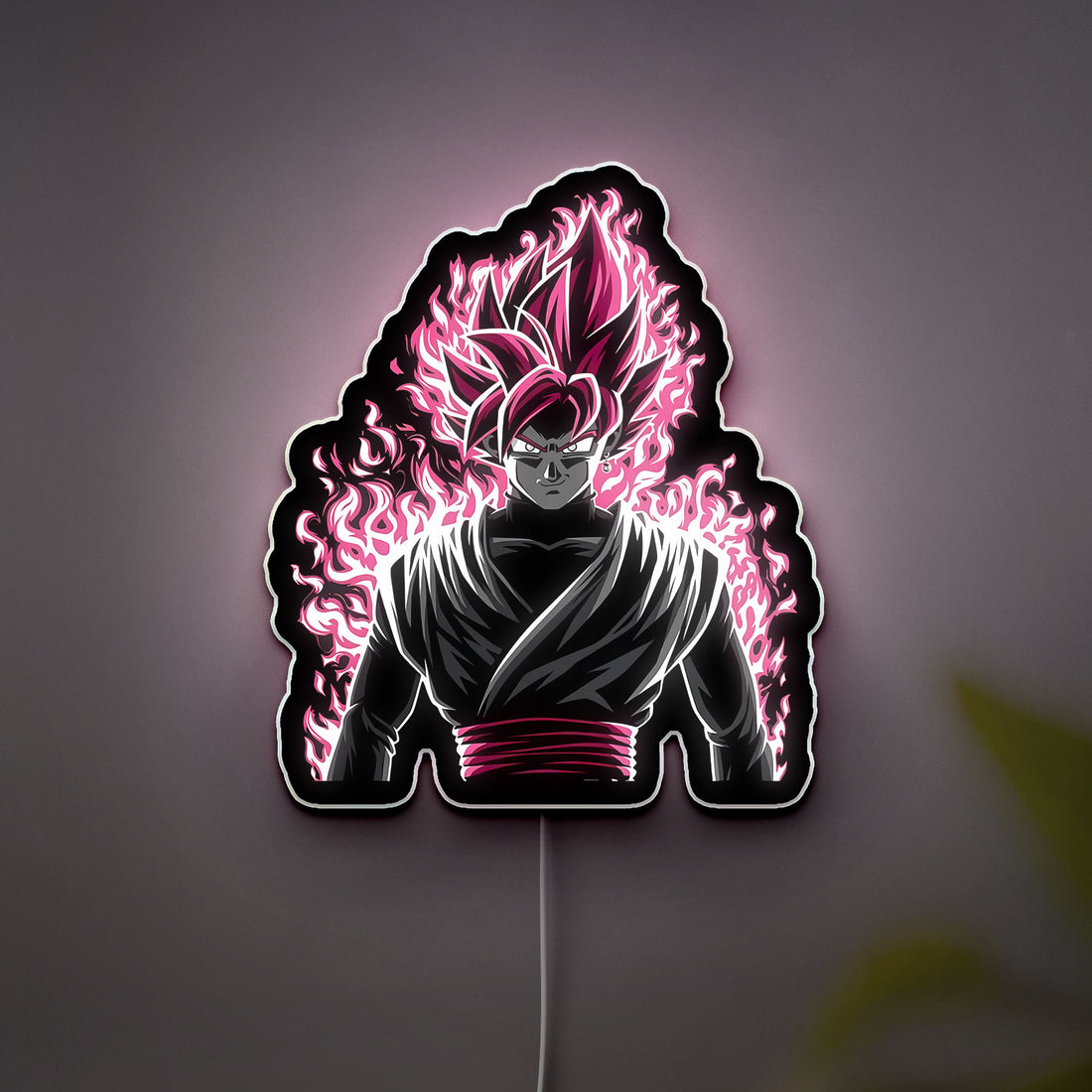 Dragon Ball Z 3D Light Box - Goku Themed LED Night Light, Anime Wall Decor for DBZ Fans
