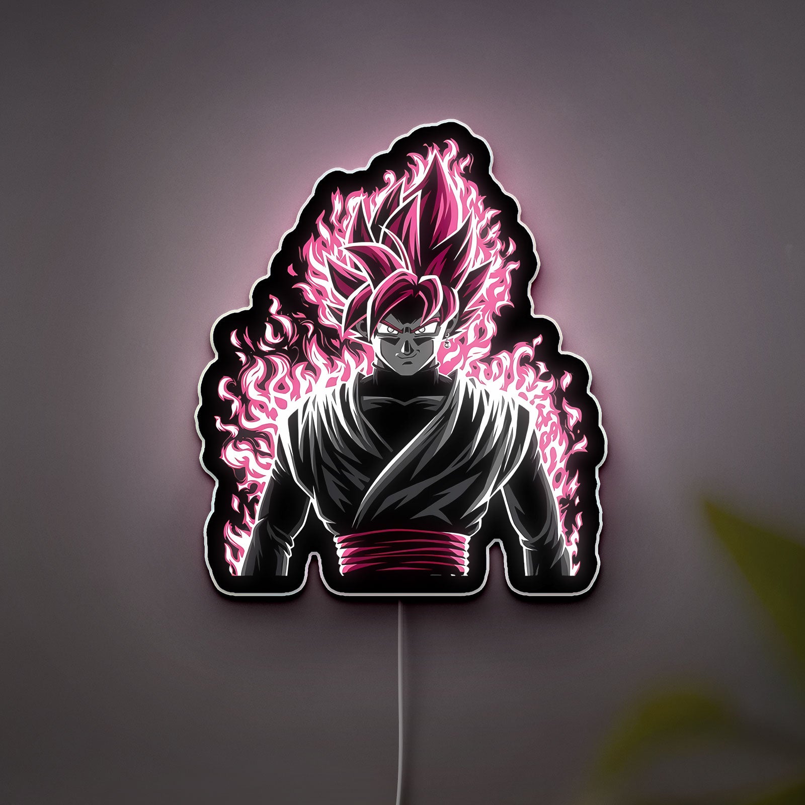 Dragon Ball Z 3D Light Box - Goku Themed LED Night Light, Anime Wall Decor for DBZ Fans
