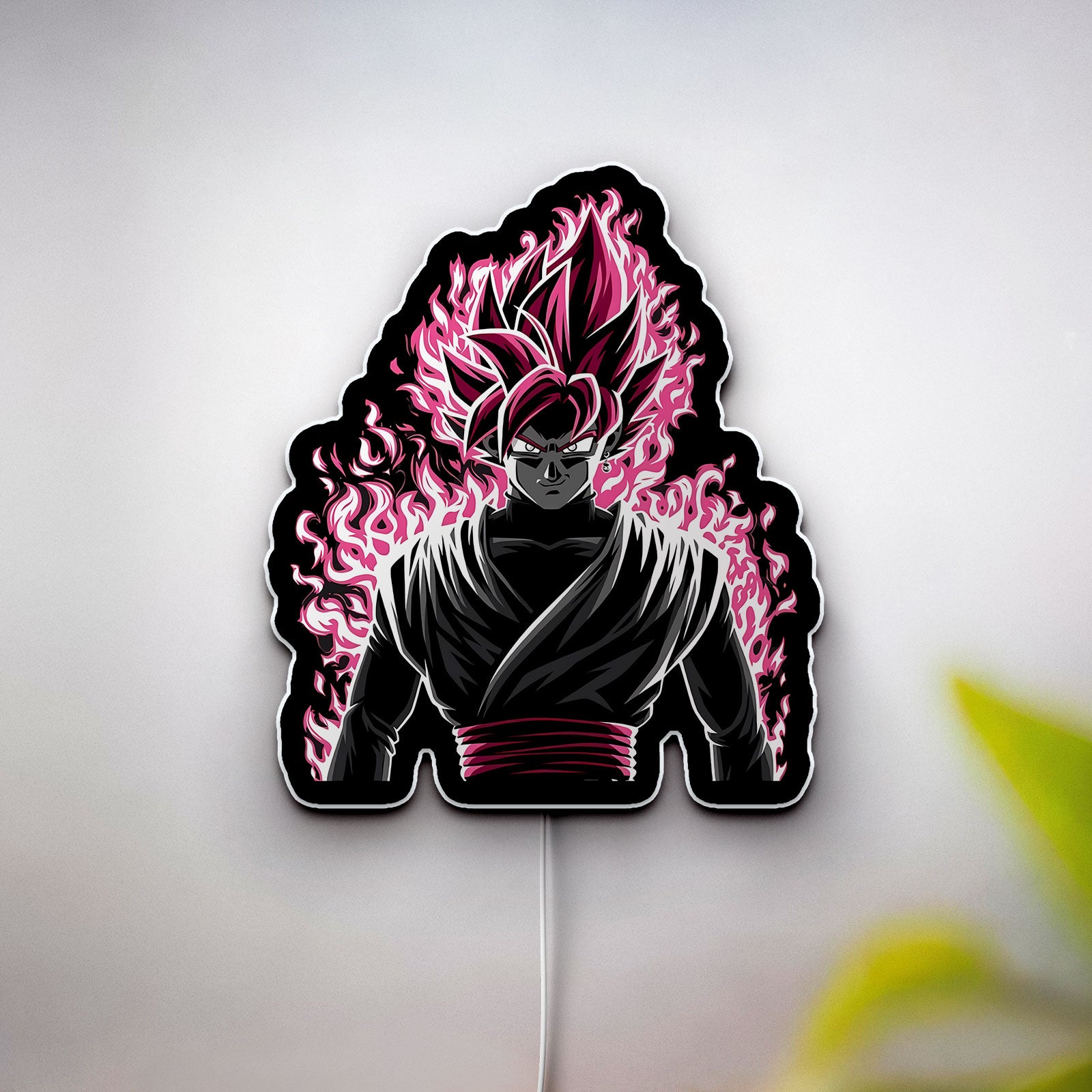 Dragon Ball Z 3D Light Box - Goku Themed LED Night Light, Anime Wall Decor for DBZ Fans
