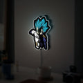 Vegeta Dragon Ball 3D Light Box - Saiyan Prince LED Night Light, Anime Wall Decor for Dragon Ball Z Fans 