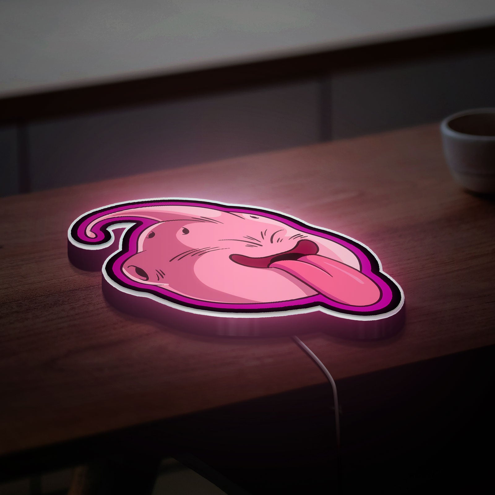 Majin Buu 3D Light Box - Dragon Ball Z LED Night Light, Anime Character Decor for DBZ Fans, Cool Gift for Gamers 