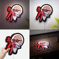 Dragon Ball Master Roshi 3D Light Box - Anime Character LED Night Light, Muten Roshi Glow Decor for DBZ Fans & Japanese Anime Lovers 
