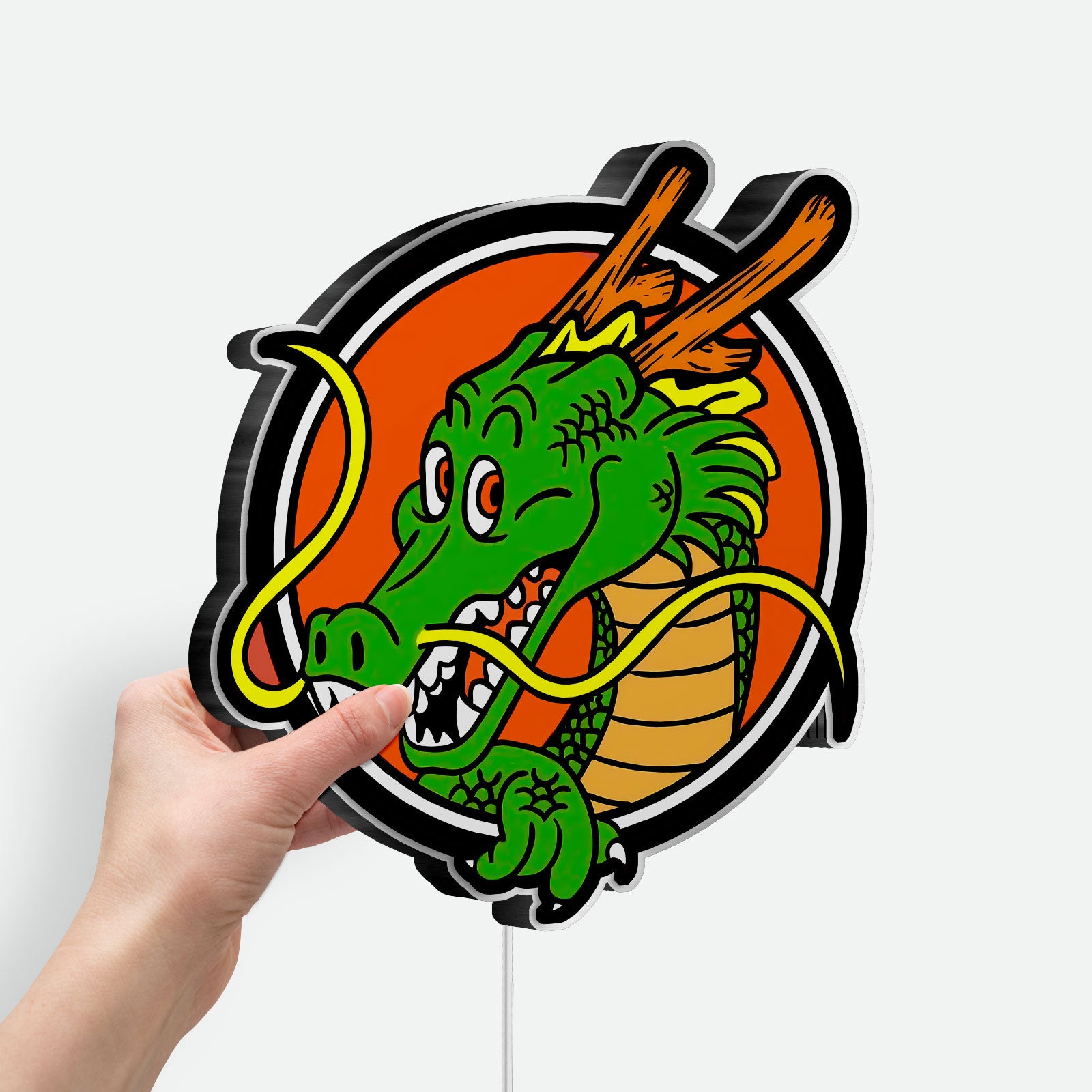 Shenron Dragon Ball 3D Light Box - Anime Glow Decor, Dragon Ball Z LED Night Light, Cool Gift for Anime Fans 