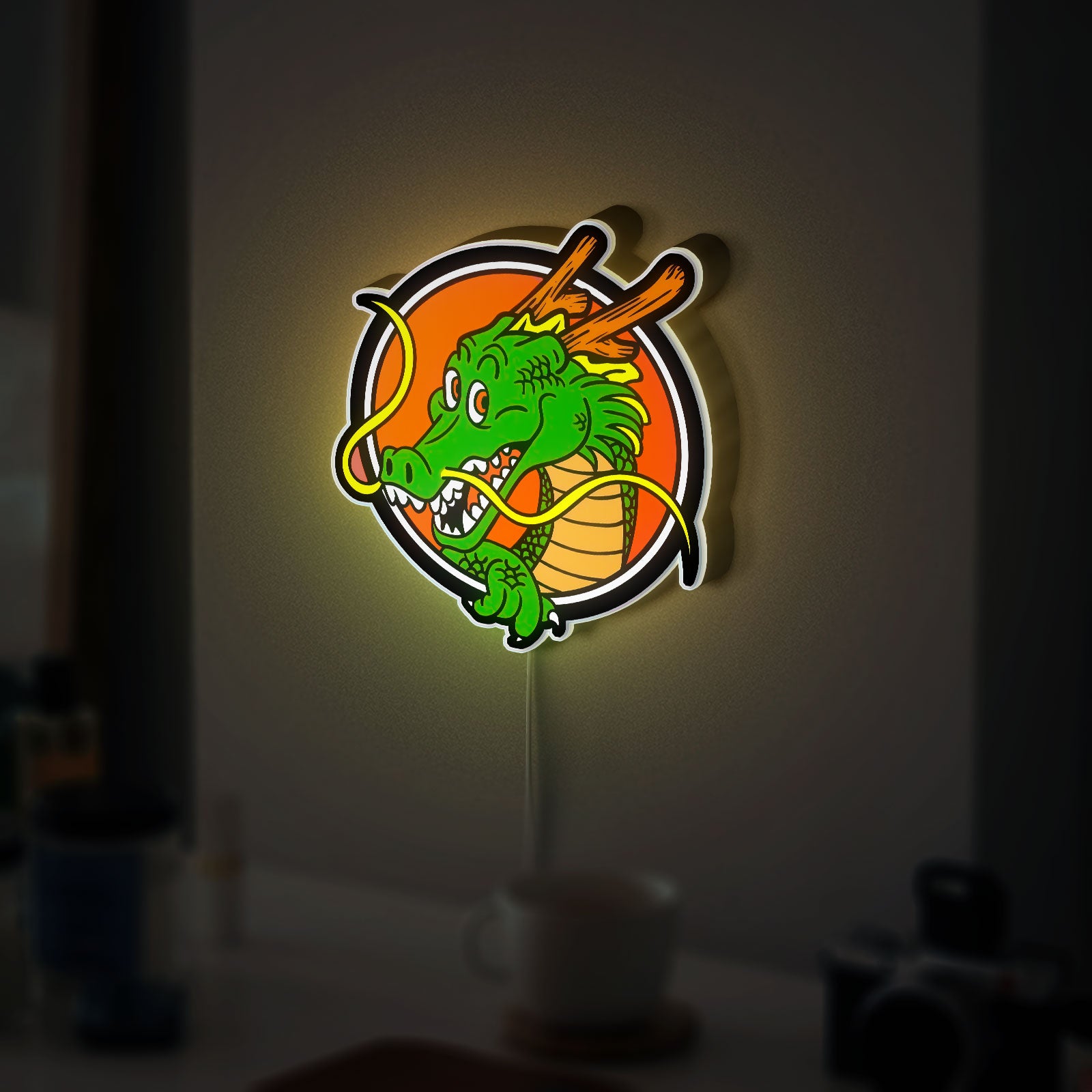 Shenron Dragon Ball 3D Light Box - Anime Glow Decor, Dragon Ball Z LED Night Light, Cool Gift for Anime Fans 