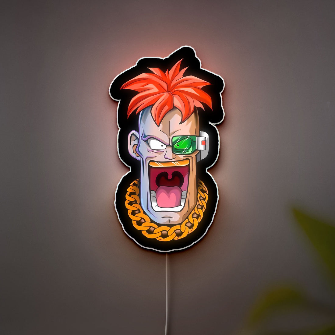 Recoome Ginyu Force 3D Light Box - Dragon Ball Z LED Night Light, Anime Character Decor for DBZ Fans & Collectors 