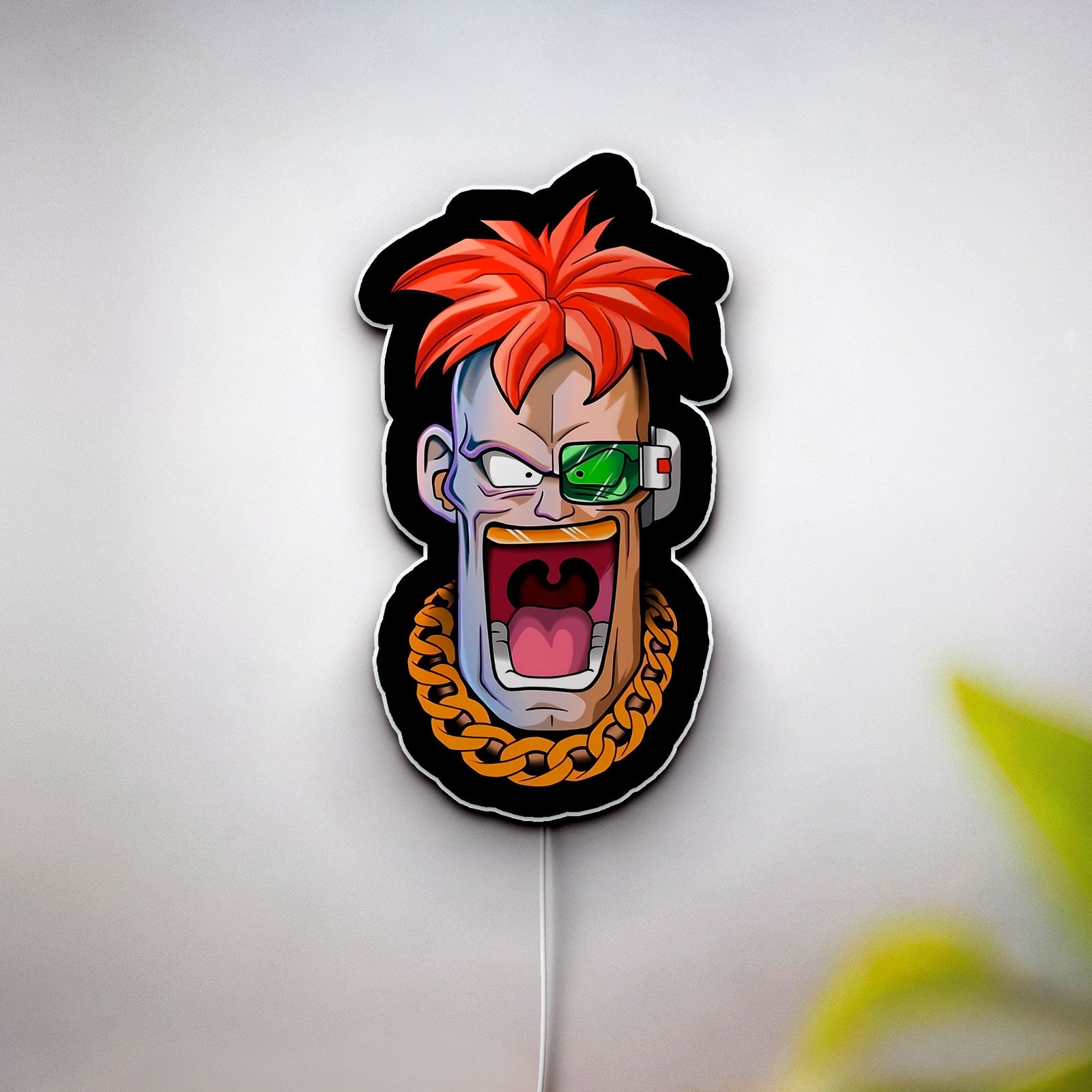 Recoome Ginyu Force 3D Light Box - Dragon Ball Z LED Night Light, Anime Character Decor for DBZ Fans & Collectors 