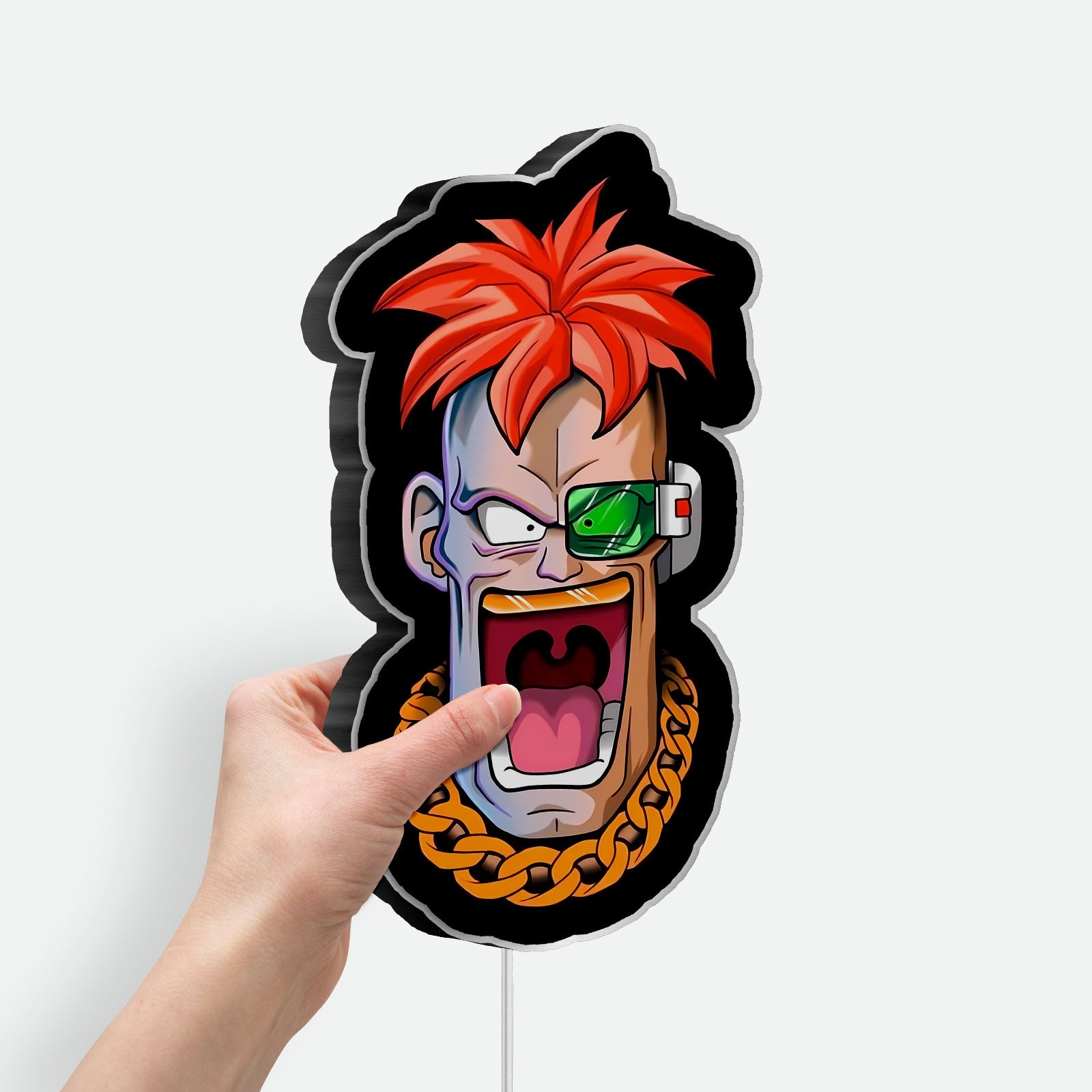Recoome Ginyu Force 3D Light Box - Dragon Ball Z LED Night Light, Anime Character Decor for DBZ Fans & Collectors 