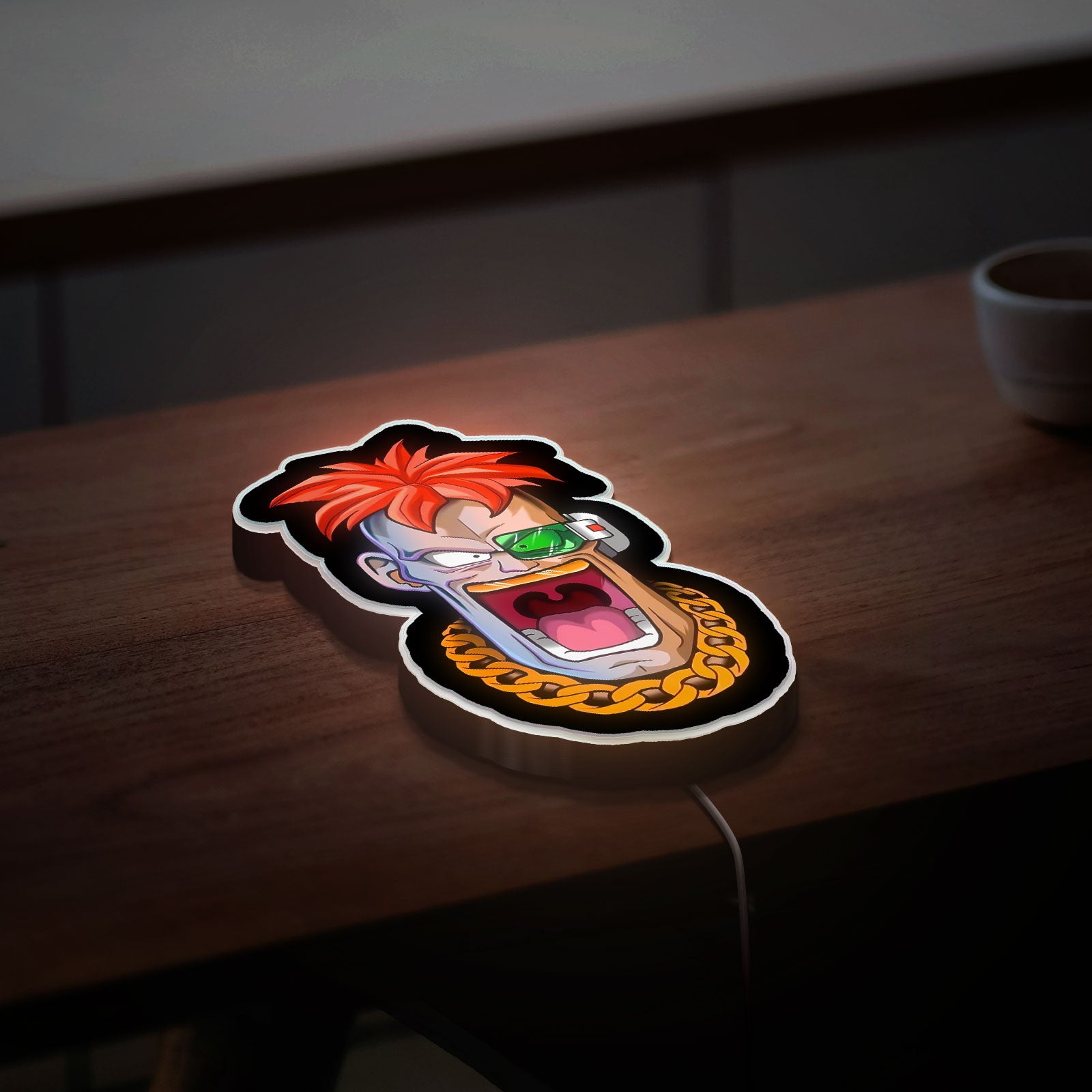 Recoome Ginyu Force 3D Light Box - Dragon Ball Z LED Night Light, Anime Character Decor for DBZ Fans & Collectors 