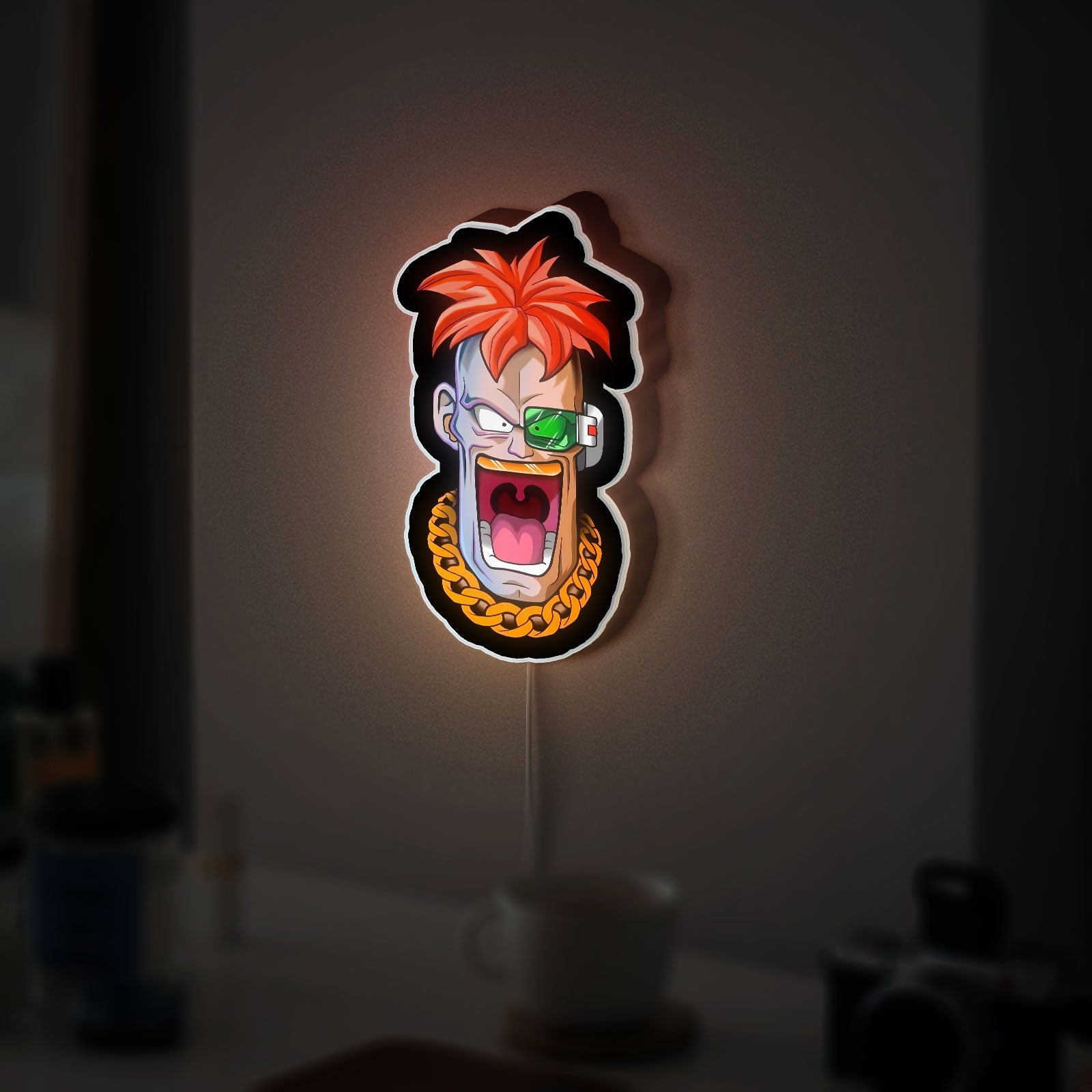 Recoome Ginyu Force 3D Light Box - Dragon Ball Z LED Night Light, Anime Character Decor for DBZ Fans & Collectors 
