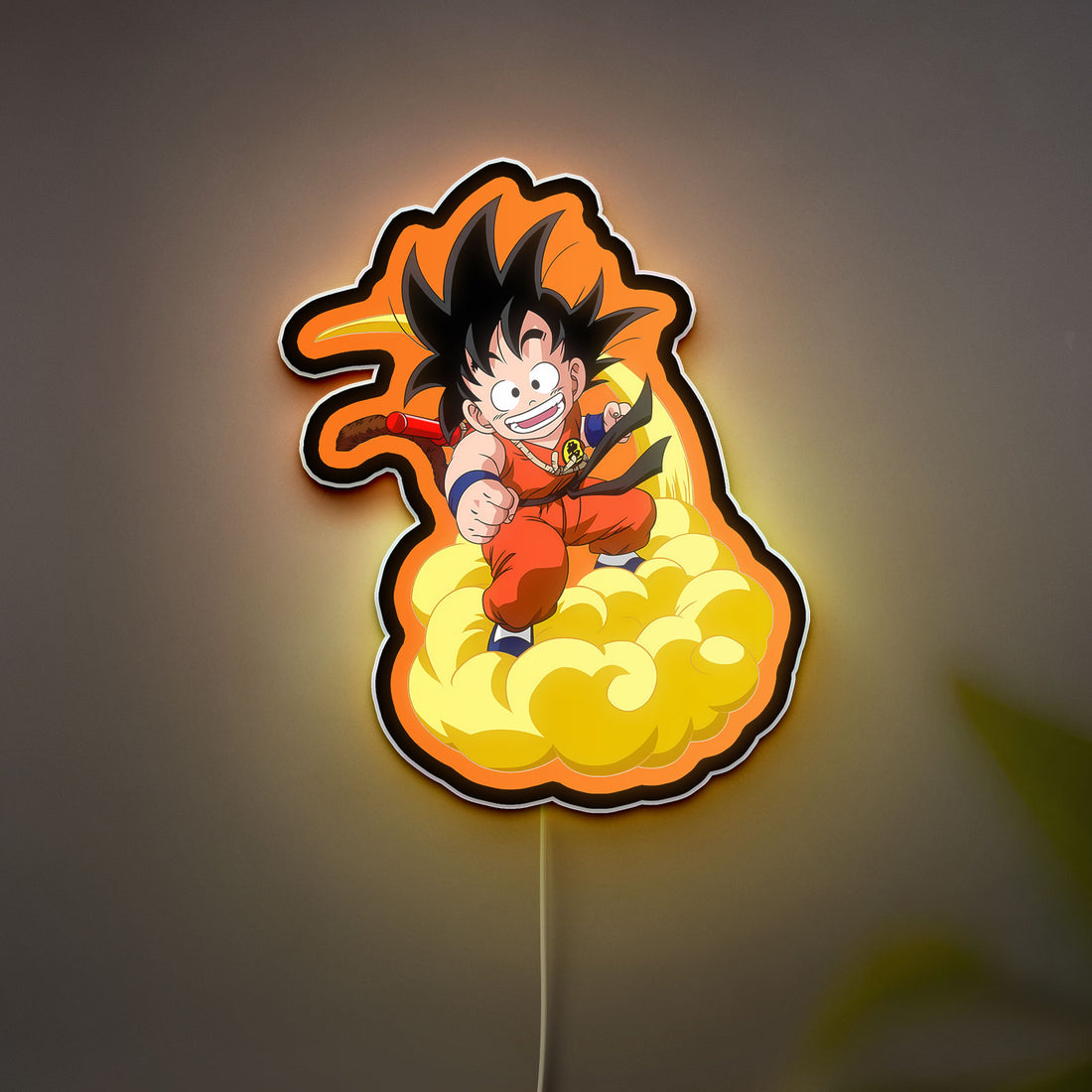 Dragon Ball 3D Light Box - Goku Anime LED Night Light, Cool DBZ Decor for Fans, Unique Manga Art Gift 