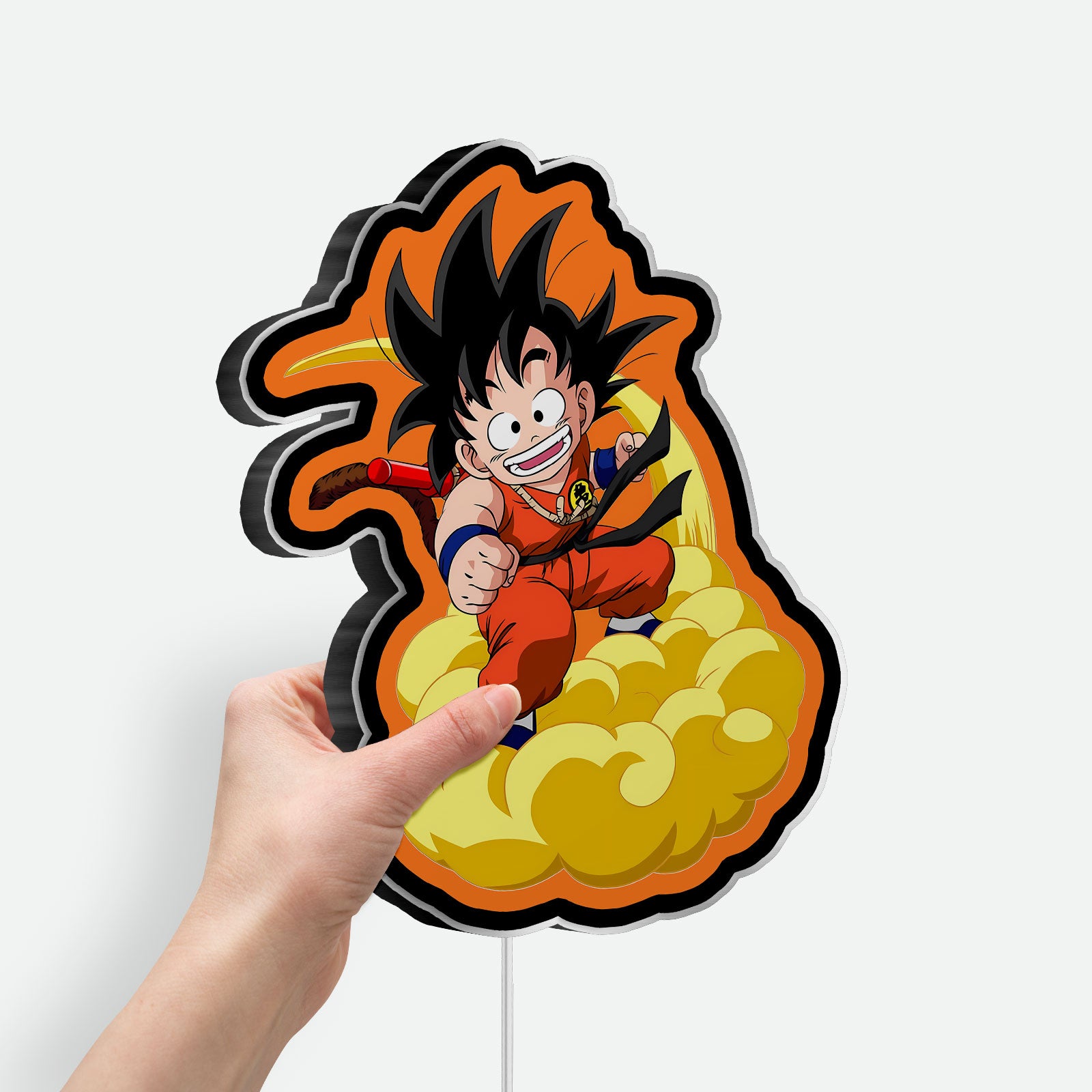 Dragon Ball 3D Light Box - Goku Anime LED Night Light, Cool DBZ Decor for Fans, Unique Manga Art Gift 
