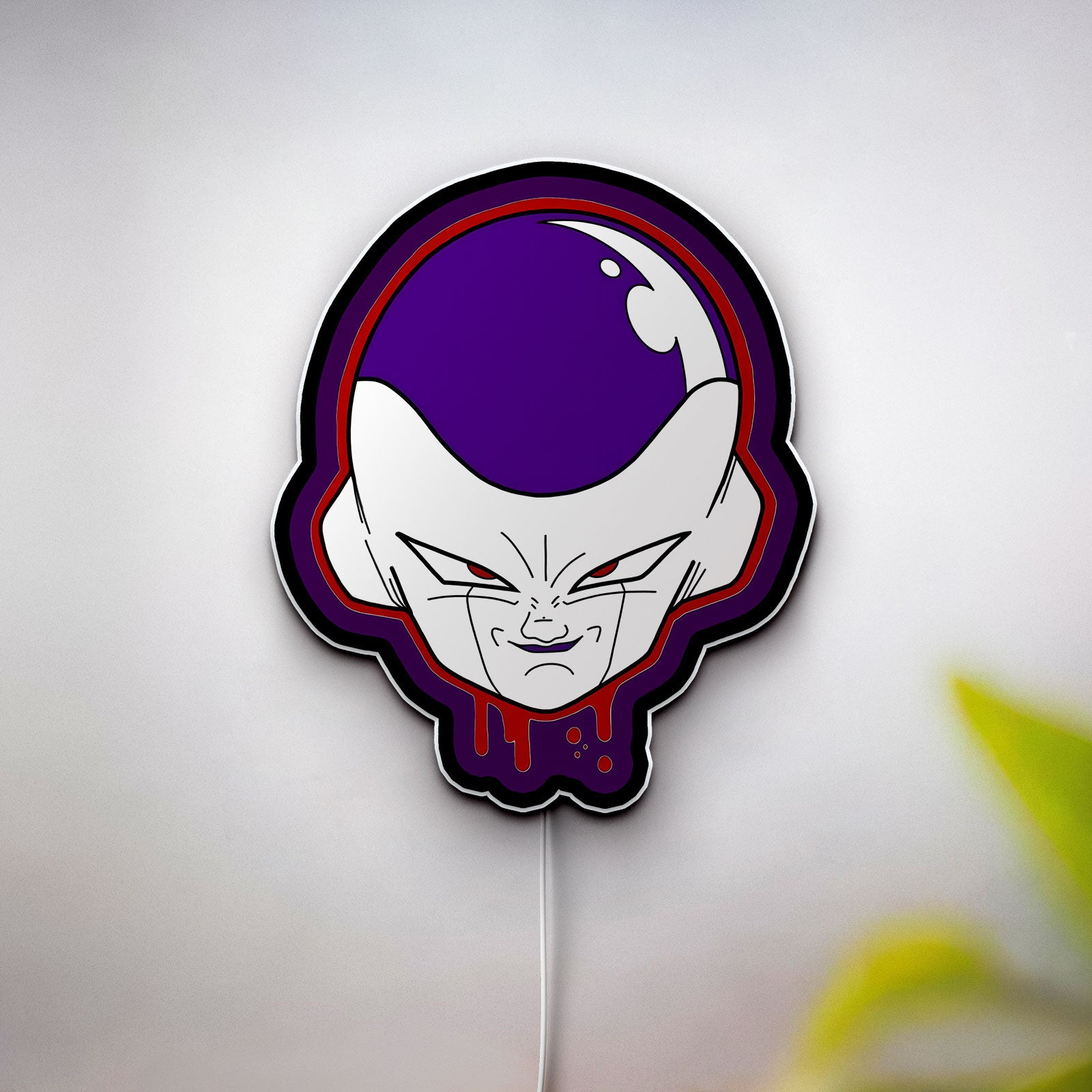 Dragon Ball Z Frieza 3D Light Box - Anime Character LED Night Light, Cool DBZ Decor for Manga & Gaming Fans 
