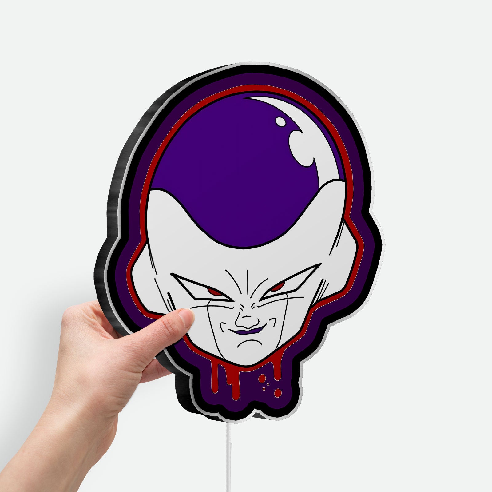 Dragon Ball Z Frieza 3D Light Box - Anime Character LED Night Light, Cool DBZ Decor for Manga & Gaming Fans 