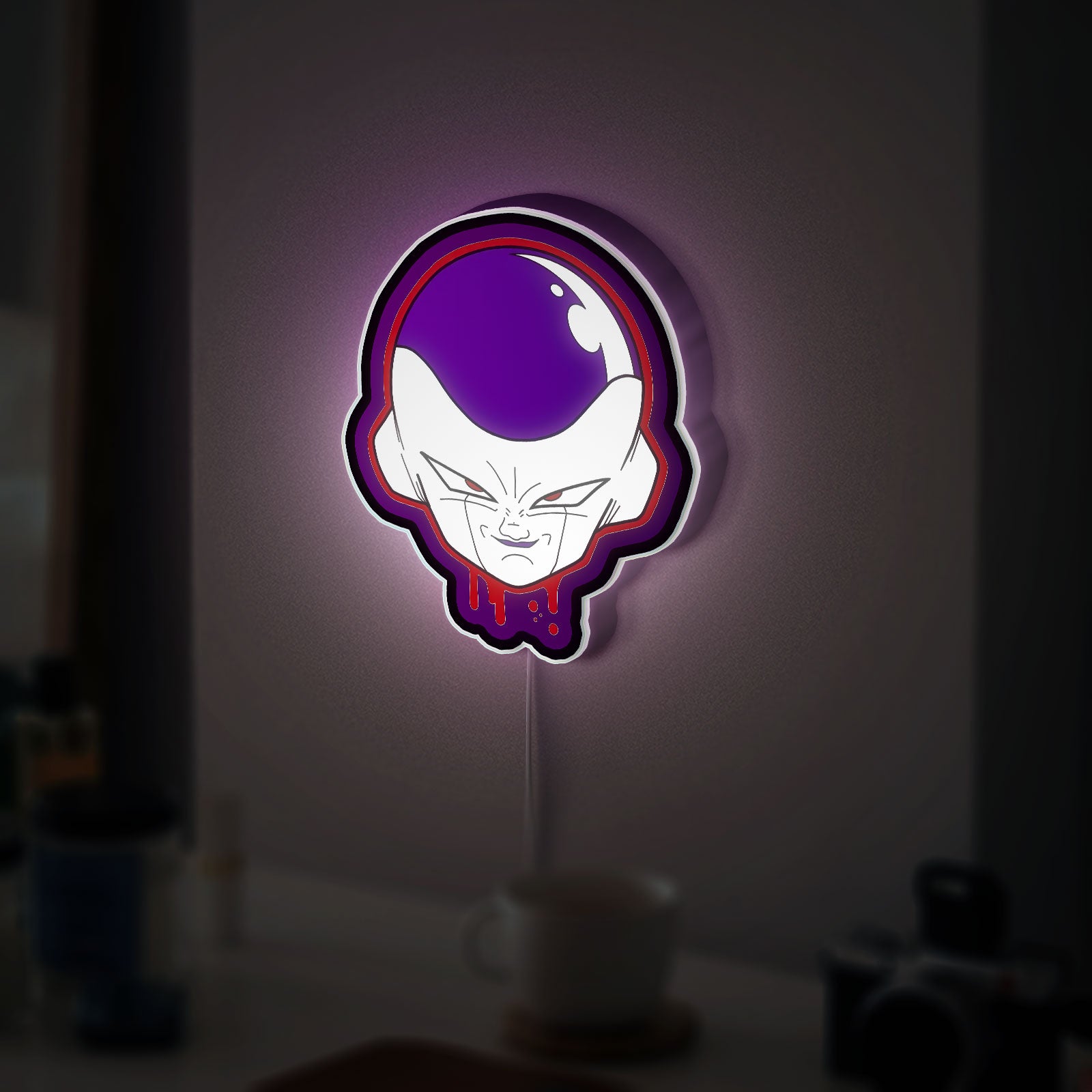 Dragon Ball Z Frieza 3D Light Box - Anime Character LED Night Light, Cool DBZ Decor for Manga & Gaming Fans 