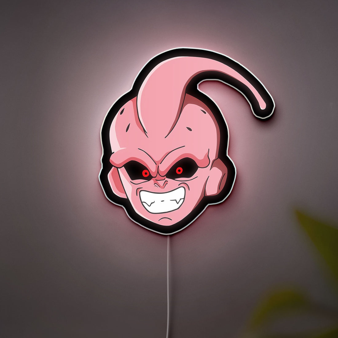 Majin Boo Kid 3D Light Box - Dragon Ball Z Inspired LED Night Light, Anime Room Decor for Kids and DBZ Fans 
