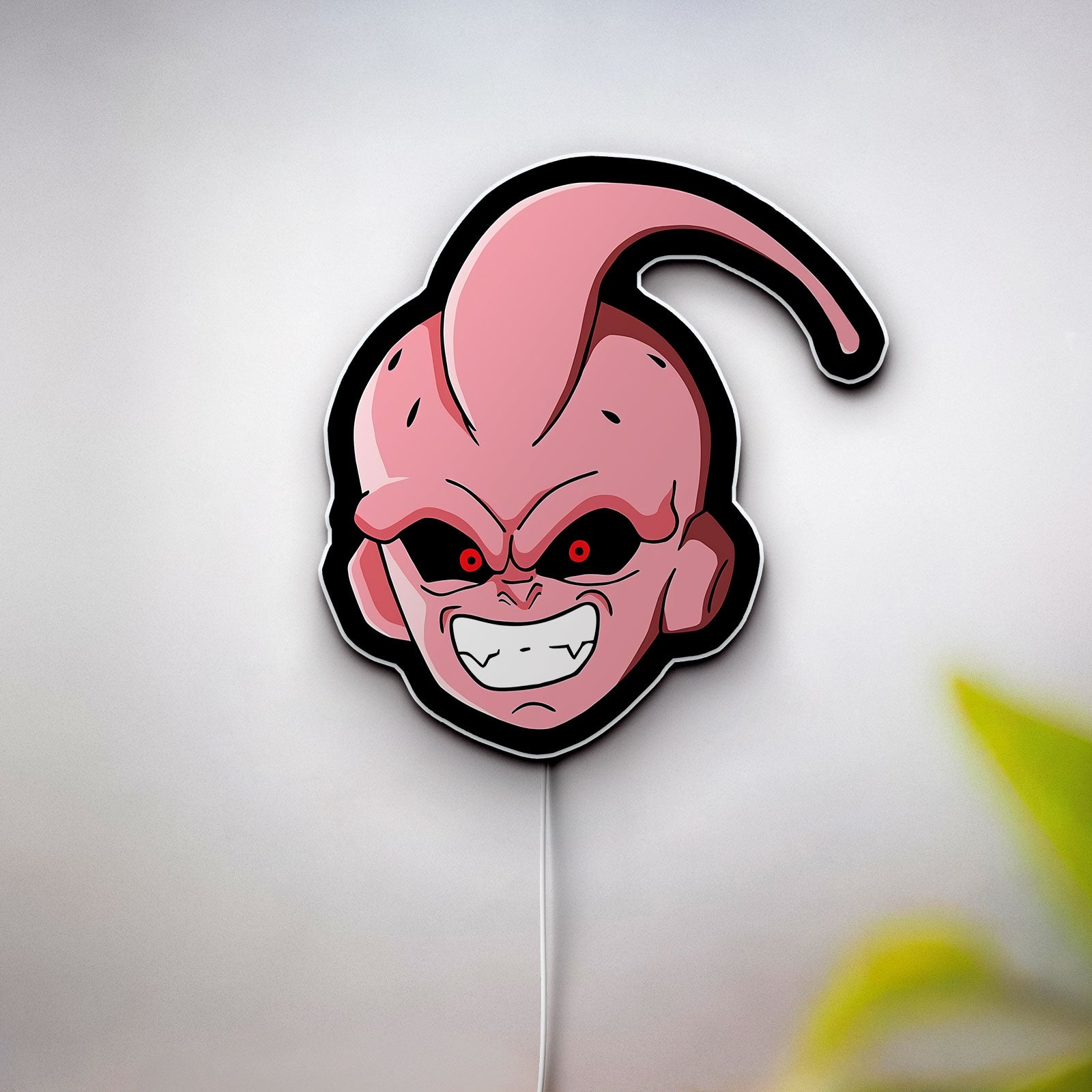 Majin Boo Kid 3D Light Box - Dragon Ball Z Inspired LED Night Light, Anime Room Decor for Kids and DBZ Fans 