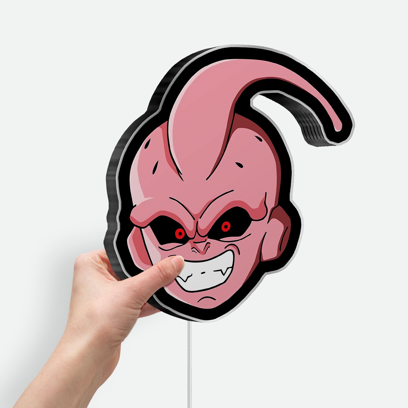 Majin Boo Kid 3D Light Box - Dragon Ball Z Inspired LED Night Light, Anime Room Decor for Kids and DBZ Fans 