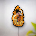 Dragon Ball Z Goku 3D Light Box - Anime LED Night Light, Cool DBZ Wall Decor for Manga & Anime Fans 