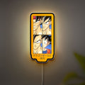 Super Saiyan Goku 3D Light Box - Dragon Ball Z LED Night Light, Anime Character Decor for Fans, Cool Gift for Gamers 