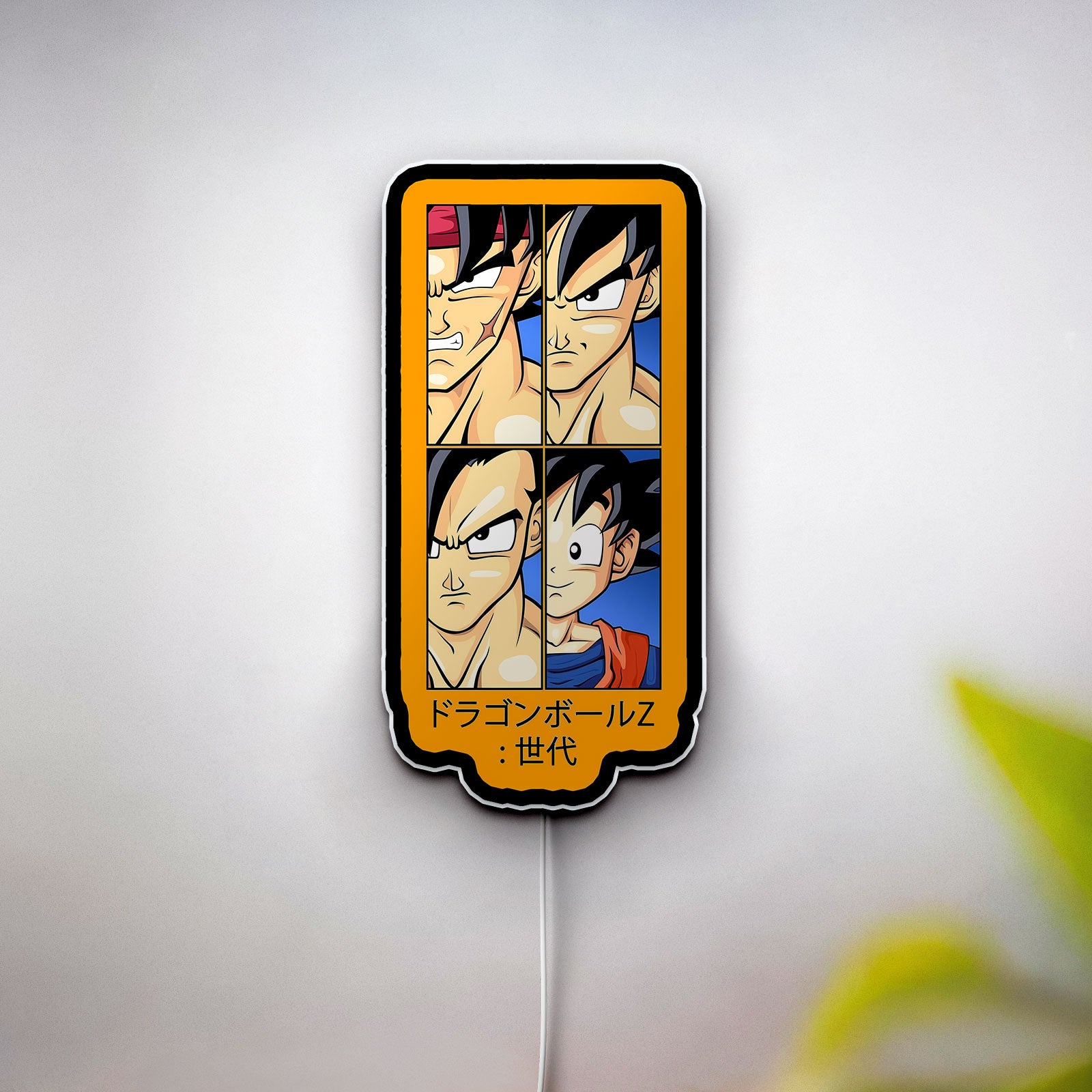 Super Saiyan Goku 3D Light Box - Dragon Ball Z LED Night Light, Anime Character Decor for Fans, Cool Gift for Gamers 