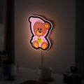 Justin Bieber Teddy Bear 3D Light Box - Glowing Music Fan Decor, Cute LED Night Light for Beliebers, Pop Star Room Art
