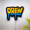 DREW HOUSE Inspired 3D Light Box - Bold Statement LED Night Light, Urban Streetwear Decor for Justin Bieber Fans 