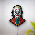 Joker Portrait 3D Light Box - Joaquin Phoenix Inspired LED Night Light, Dark Movie Decor for DC Comics & Batman Fans
