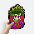 Joker Smiley 3D Light Box - Funny Cartoon Character LED Night Light, Batman Movie Inspired Decor for Comic Fans 