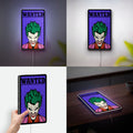 The Joker 3D Light Box - Comic Book Style LED Night Light, Batman Villain Decor for Gotham City Fans, Unique DC Collectible 