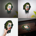 Joker Art 3D Light Box - Creepy Smile LED Night Light, Batman Villain Decor for Movie Fans, Unique Gift for DC Comics Lovers 