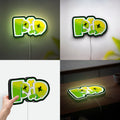 Feid Inspired 3D Light Box - Reggaeton Artist LED Night Light, Latin Music Wall Decor, Unique Gift for Ferxxo Fans
