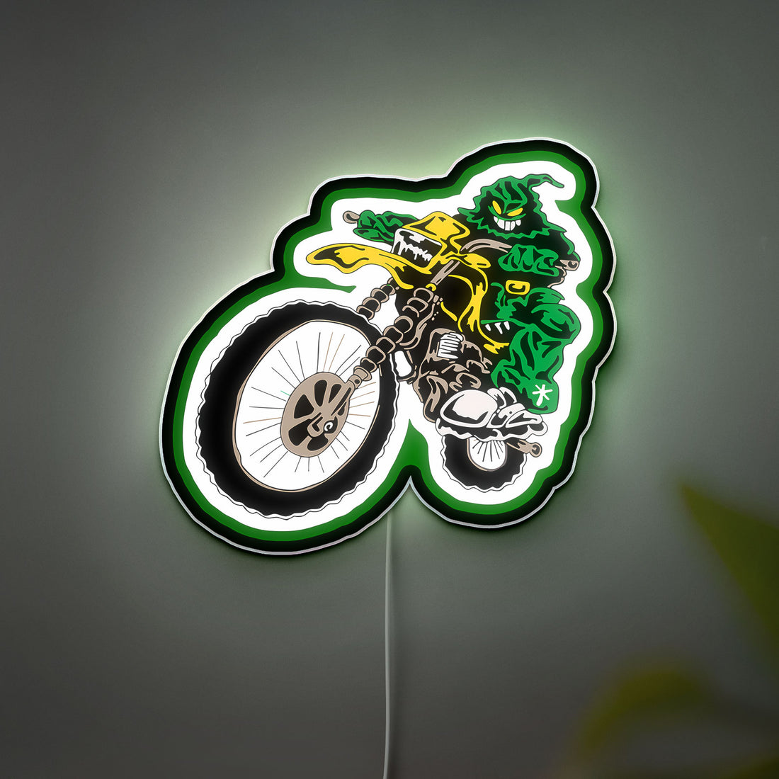 Feid Nitro Jam Tour Motorcycle 3D Light Box - Music Inspired LED Night Light, Latin Urban Decor for Reggaeton Fans
