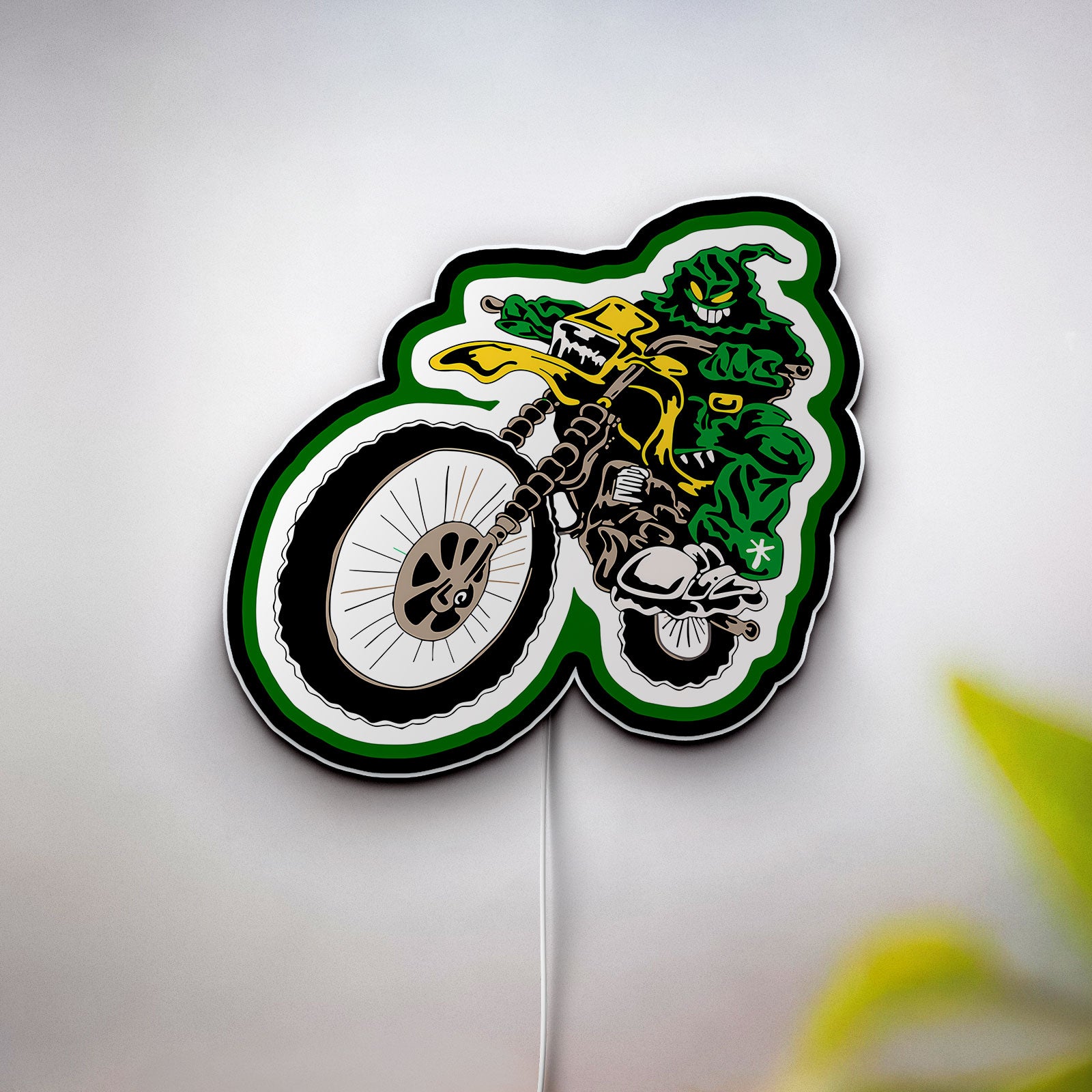Feid Nitro Jam Tour Motorcycle 3D Light Box - Music Inspired LED Night Light, Latin Urban Decor for Reggaeton Fans
