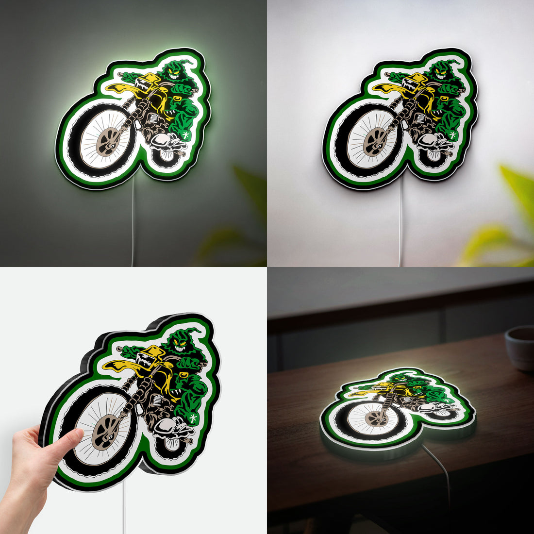 Feid Nitro Jam Tour Motorcycle 3D Light Box - Music Inspired LED Night Light, Latin Urban Decor for Reggaeton Fans
