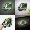 Feid Nitro Jam Tour Motorcycle 3D Light Box - Music Inspired LED Night Light, Latin Urban Decor for Reggaeton Fans
