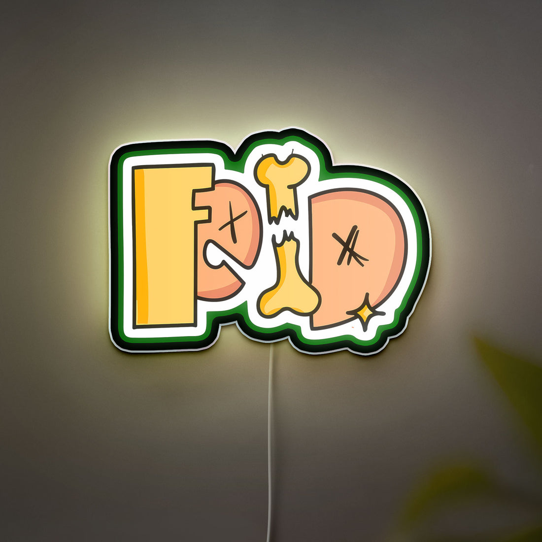 Ferxxo 3D Light Box - Music Inspired LED Night Light, Reggaeton Decor for Fans, Unique Glow Art for Bedroom or Studio 