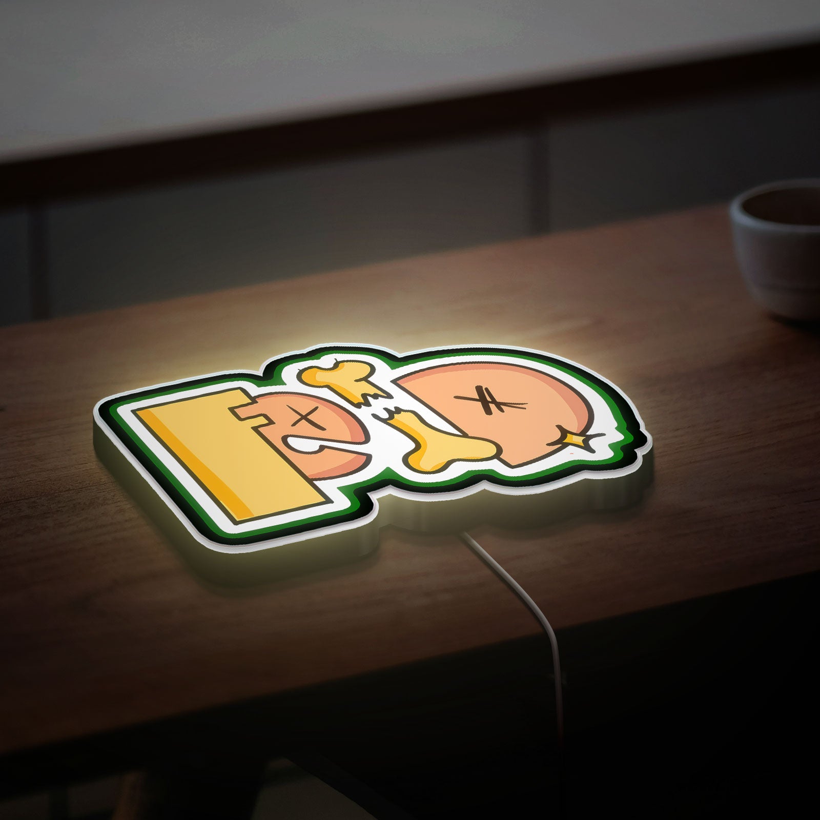 Ferxxo 3D Light Box - Music Inspired LED Night Light, Reggaeton Decor for Fans, Unique Glow Art for Bedroom or Studio 