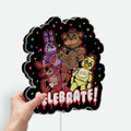 Five Nights at Freddy's 3D Light Box - FNAF Glow Art LED Night Light, Horror Game Decor for Fans, Animatronic Character Lamp 