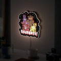 Five Nights at Freddy's 3D Light Box - FNAF Glow Art LED Night Light, Horror Game Decor for Fans, Animatronic Character Lamp 