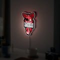 FNAF Foxy 3D Light Box - Five Nights at Freddy's Glow Art, Pirate Fox LED Night Light for Horror Game Fans 