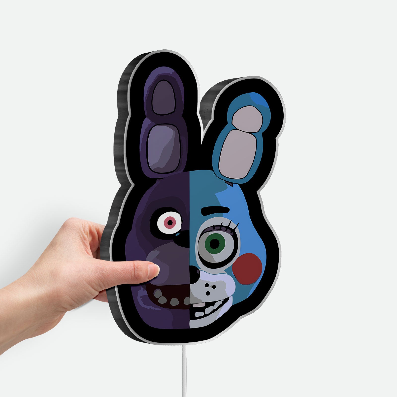 FNaF Toy Bonnie 3D Light Box - Five Nights at Freddy's LED Night Light, Animatronic Character Decor for Horror Game Fans 