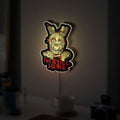 Five Nights at Freddy's 3D Light Box - Springtrap Glow Decor, FNAF LED Night Light for Horror Game Fans, Creepy Animatronic Room Art 