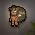 Five Nights at Freddy's 3D Light Box - FNAF Freddy Glow Decor, Horror Game LED Night Light for Fans 