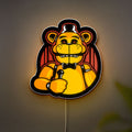 Golden Freddy 3D Light Box - FNAF Glow Decor, Five Nights at Freddy's LED Night Light, Horror Game Gift for Fans 