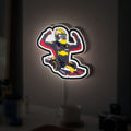 Formula 1 Racing 3D Light Box - Max Verstappen & Daniel Ricciardo LED Night Light, Motorsport Decor for F1 Fans 