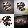 Formula 1 Racing 3D Light Box - Max Verstappen & Daniel Ricciardo LED Night Light, Motorsport Decor for F1 Fans 
