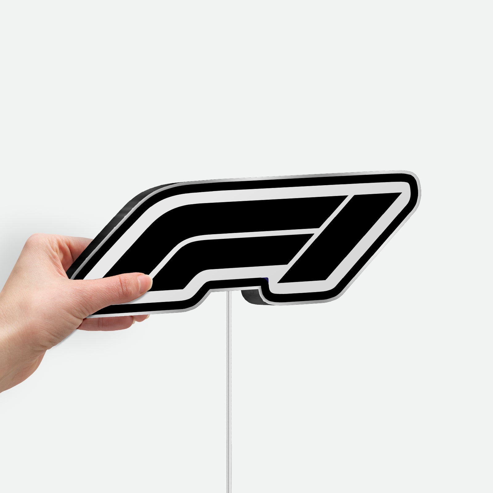 Formula 1 Racing 3D Light Box - LED Night Light for Motorsport Fans, Unique F1 Themed Room Decor 