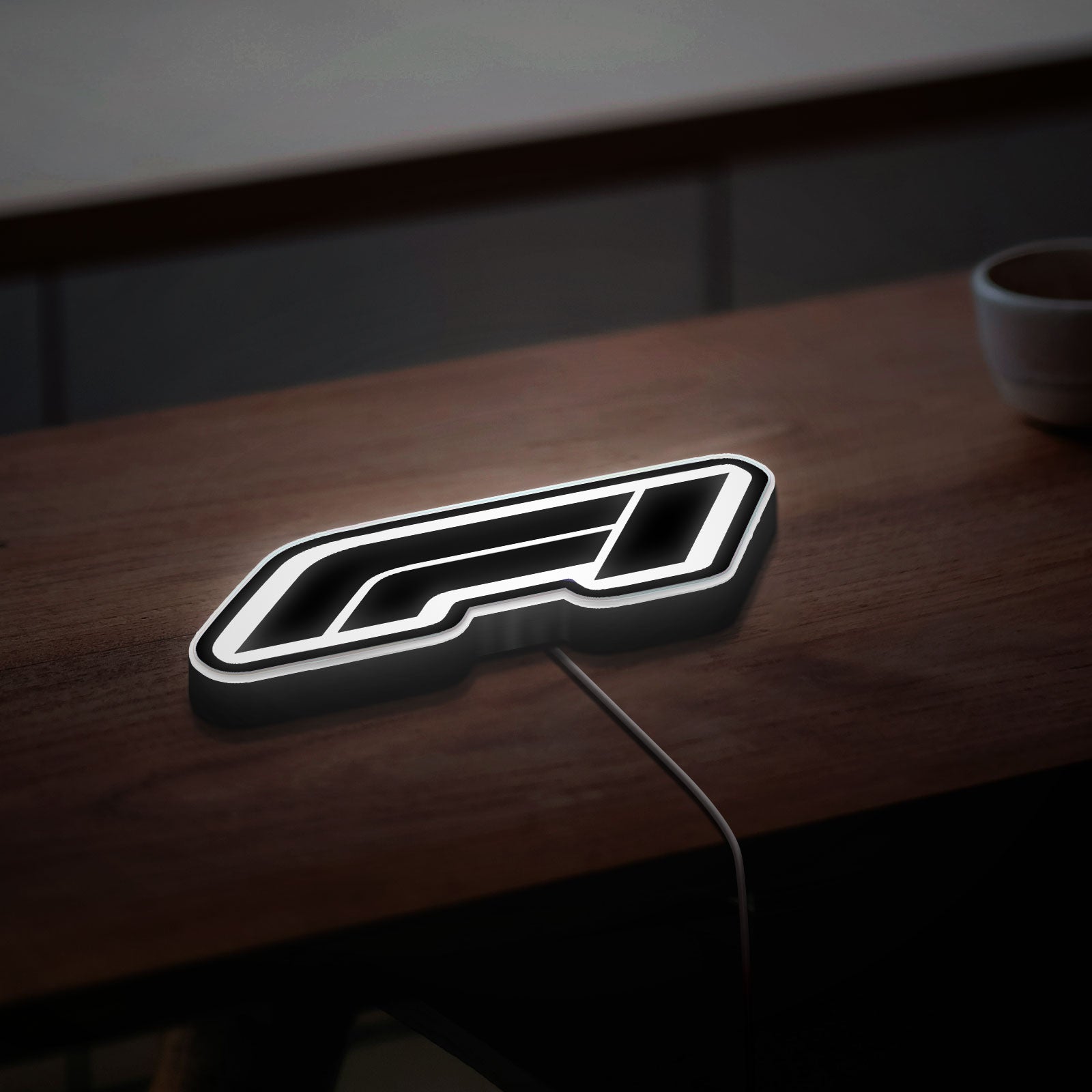 Formula 1 Racing 3D Light Box - LED Night Light for Motorsport Fans, Unique F1 Themed Room Decor 