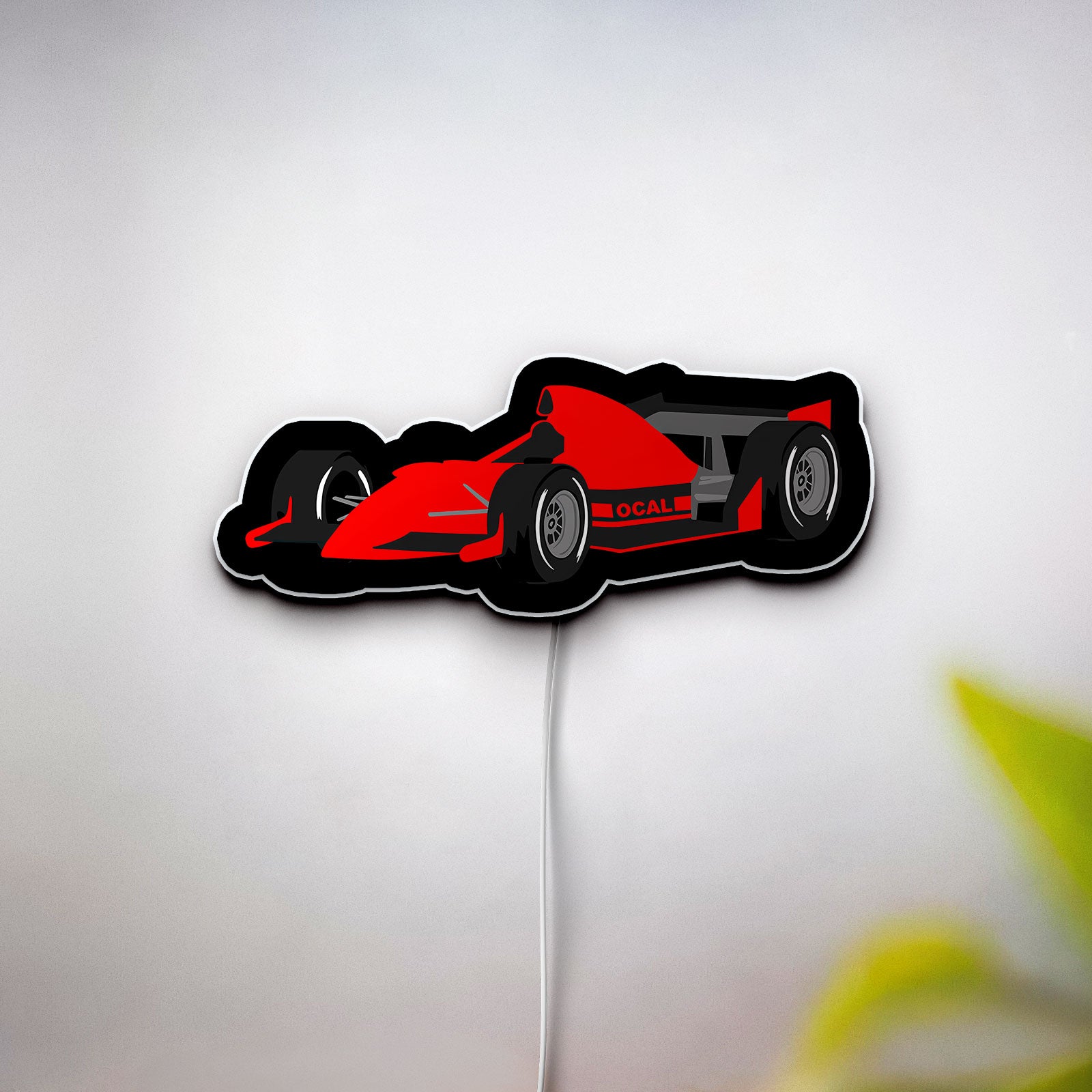 Formula 1 Racing 3D Light Box - F1 Car LED Night Light, Speed Themed Decor for Motorsport Fans & Auto Enthusiasts 