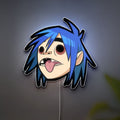 D Light Box - 2D Character LED Night Light, Cartoon Band Decor for Music Fans, Cool Gift for Gorillaz Collectors
